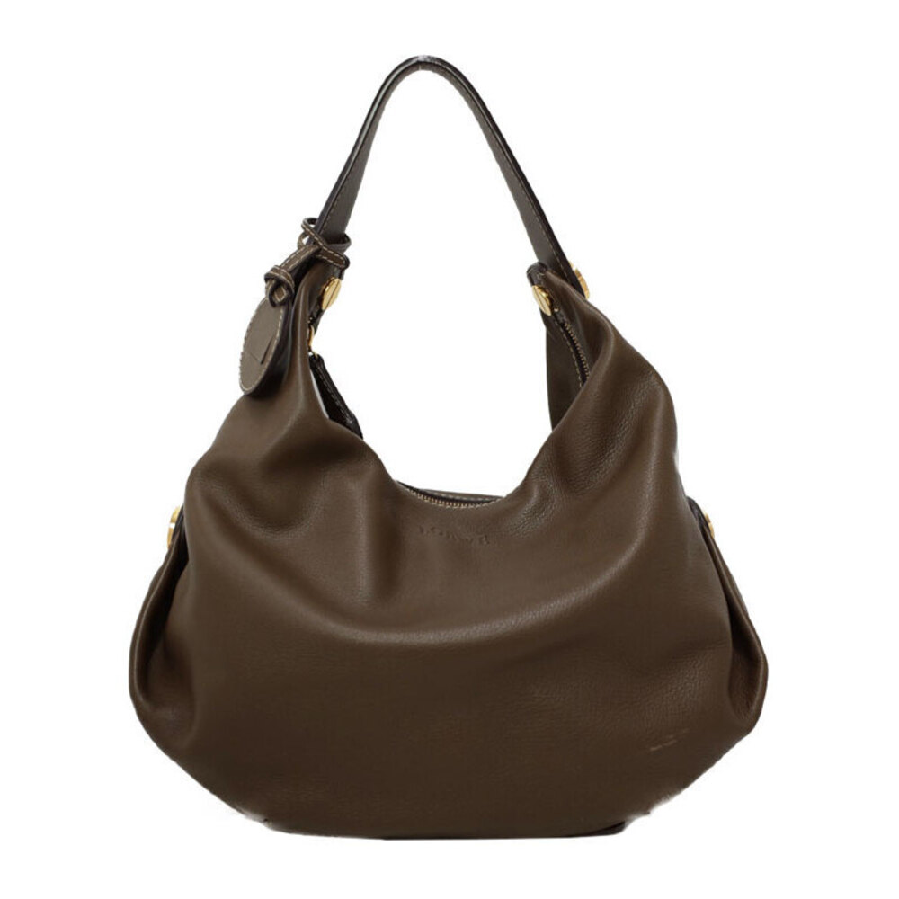Loewe Hobo Leather Shoulder Bag Brown